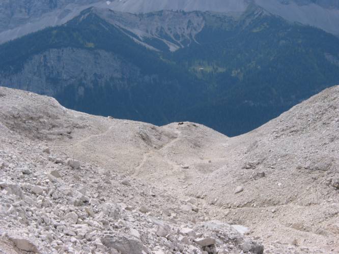 Abstieg durch das Birkkar (im Hintergrund die Kasten-Hochlegeralm) (IMG_3656)