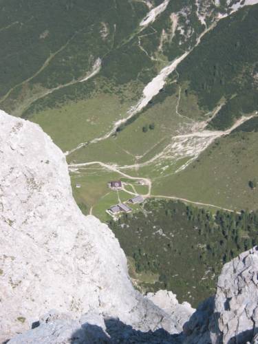 Blick hinunter auf die Hallerangeralm (IMG_3925)