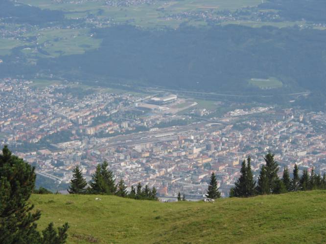 Blick vom Achselkopf hinunter nach Innsbruck (IMG_4194)