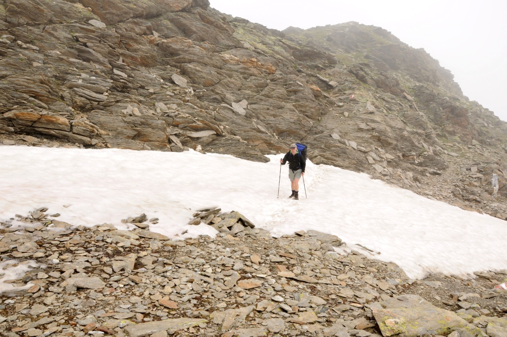 Sattelloch (Aufstieg zur Zischgeles-Spitze).