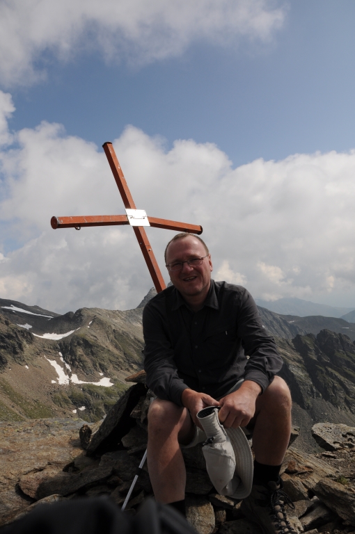Selfie auf dem Gleirscher Roßkopf.