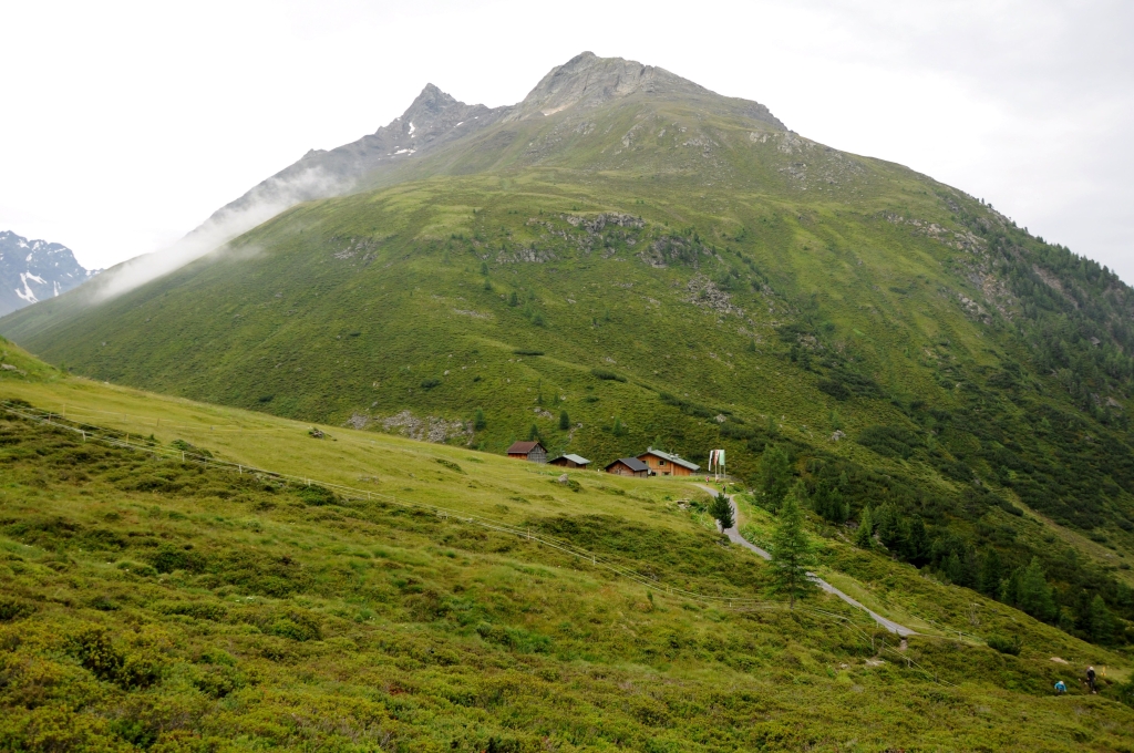 6. Tag: Abmarsch von der Schweinfurter Hütte.