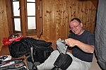 Im Matratzenlager auf der Potsdamer Hütte. Im Matratzenlager auf der Potsdamer Hütte.