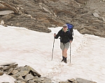 Sattelloch (Aufstieg zur Zischgeles-Spitze). Sattelloch (Aufstieg zur Zischgeles-Spitze).