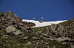 Aufstieg zum Gleierschjöchl. Aufstieg zum Gleierschjöchl.