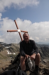 Selfie auf dem Gleirscher Roßkopf. Selfie auf dem Gleirscher Roßkopf.
