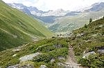 Blick von Süden zur Schweinfurter Hütte. Blick von Süden zur Schweinfurter Hütte.